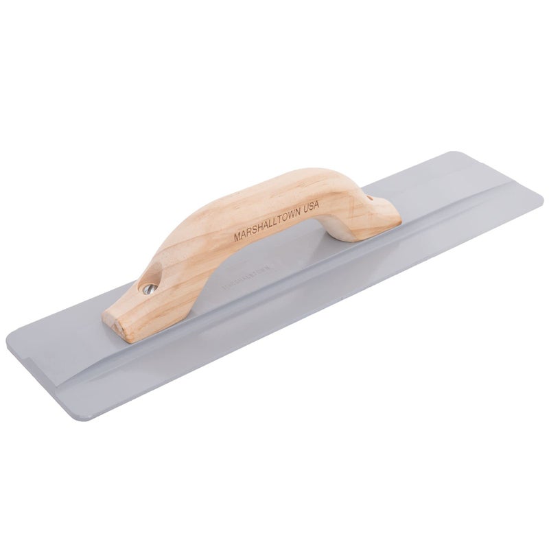 MARSHALLTOWNâ€™s â€œThe Hogâ€ Magnesium Hand Float, 20 X 3-3/4 Inch, Wider Blade, Wood Handle, Covers More Surface Area, Air Entrained Concrete, Made in USA, 740 - Image 5